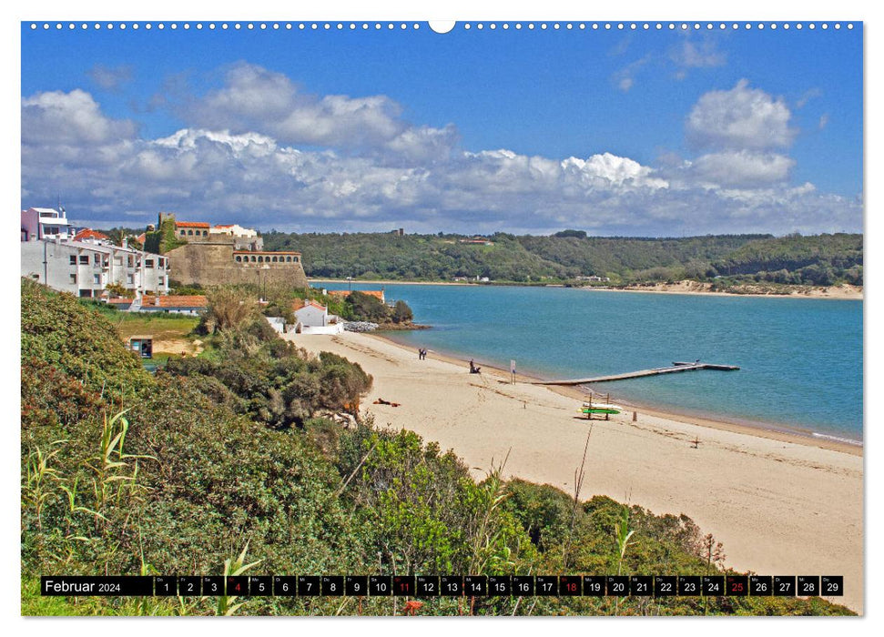 Portugal - Die Küste vom Cabo da Roca zur Ria Formosa (CALVENDO Premium Wandkalender 2024)