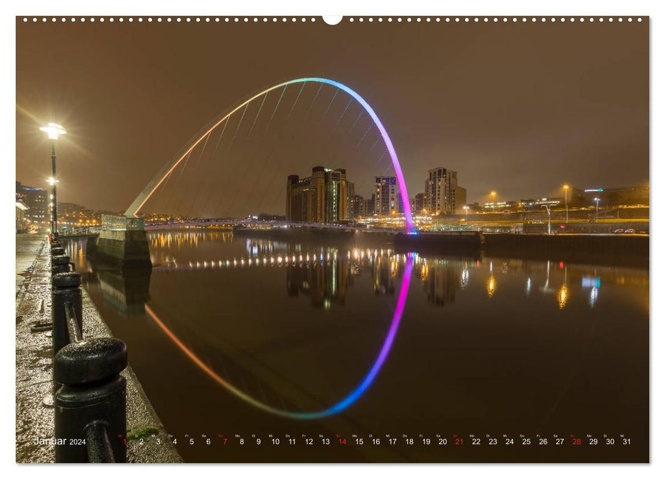 Magical Northumberland (CALVENDO wall calendar 2024) 