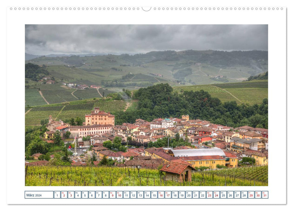 Piemont - am Fuß der Berge (CALVENDO Premium Wandkalender 2024)