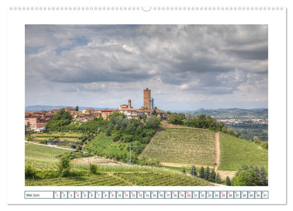 Piemont - am Fuß der Berge (CALVENDO Premium Wandkalender 2024)