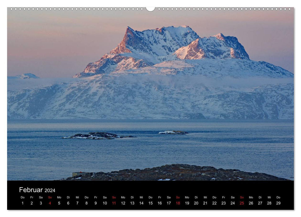 Grönland - Der wilde, weiße Westen (CALVENDO Premium Wandkalender 2024)