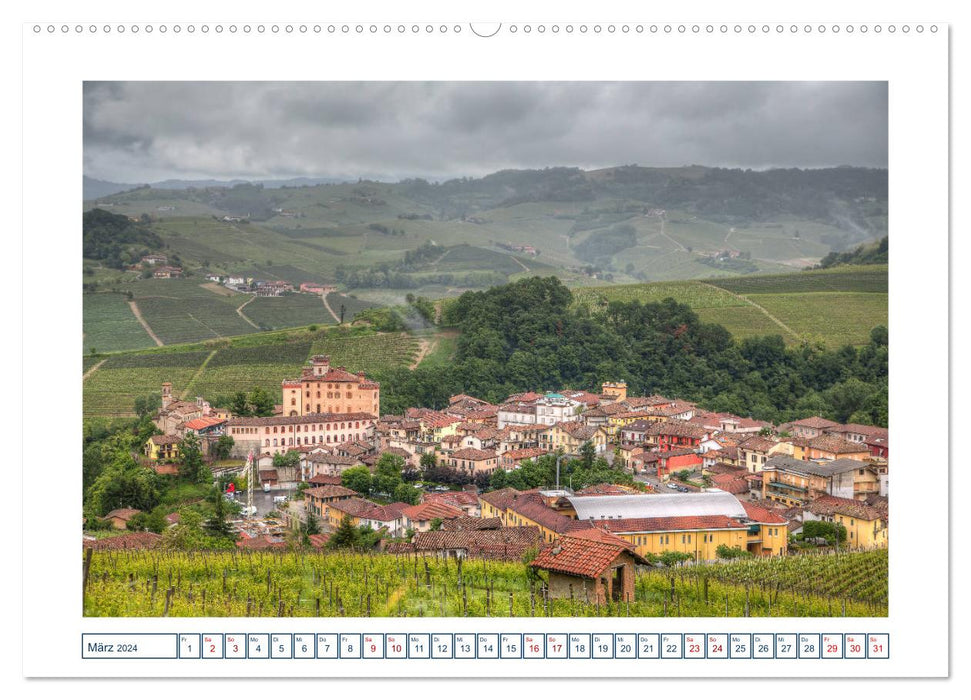 Piemont - am Fuß der Berge (CALVENDO Wandkalender 2024)