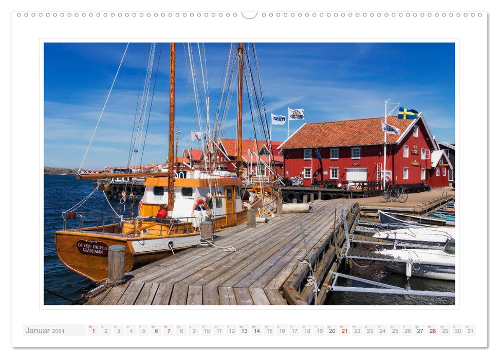 Bohuslän. Skärhamn - Rönnäng - Marstrand (CALVENDO Premium Wandkalender 2024)