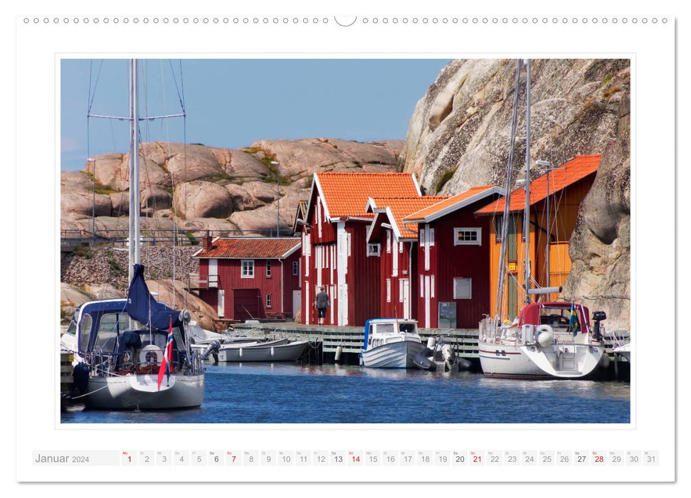 Bohuslän. Smögen - Hunnebostrand - Kungshamn (CALVENDO Premium Wandkalender 2024)