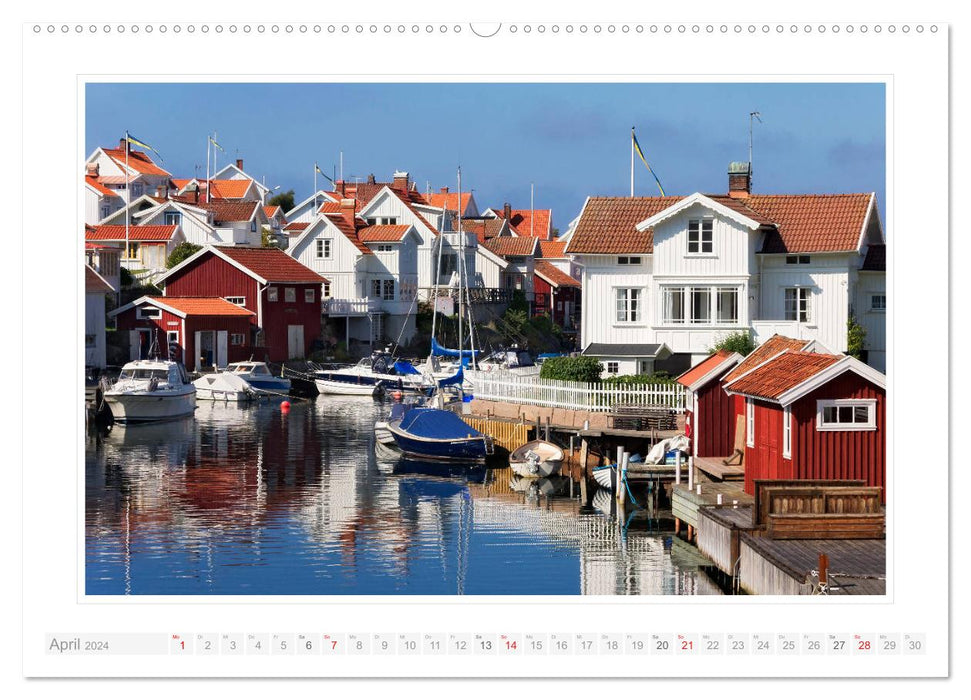 Bohuslän. Lysekil - Fiskebäckskil - Grundsund (CALVENDO Premium Wandkalender 2024)