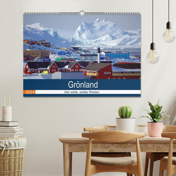 Grönland - Der wilde, weiße Westen (CALVENDO Wandkalender 2024)