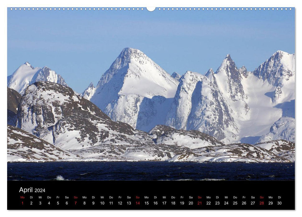 Grönland - Der wilde, weiße Westen (CALVENDO Wandkalender 2024)