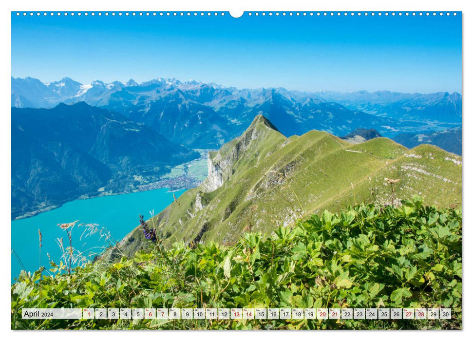 Der Brienzersee - Im Herzen des Berner Oberlandes (CALVENDO Premium Wandkalender 2024)
