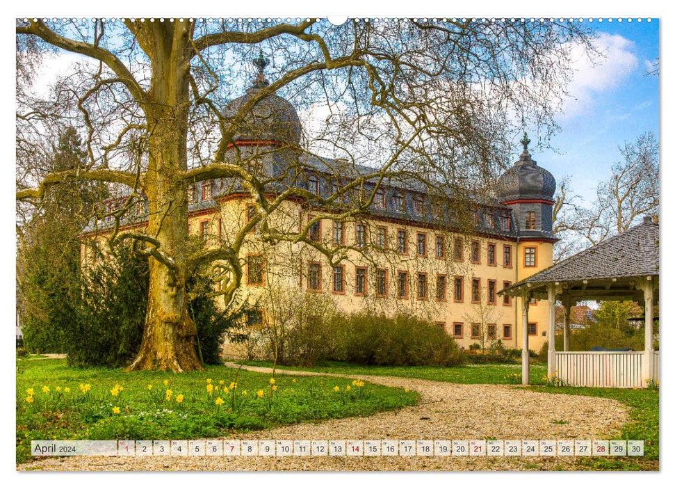 Mittelhessens Burgen und Schlösser (CALVENDO Premium Wandkalender 2024)