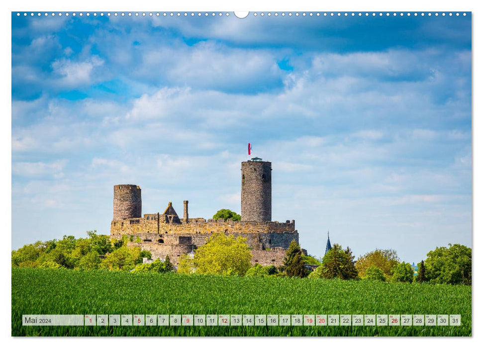 Mittelhessens Burgen und Schlösser (CALVENDO Premium Wandkalender 2024)