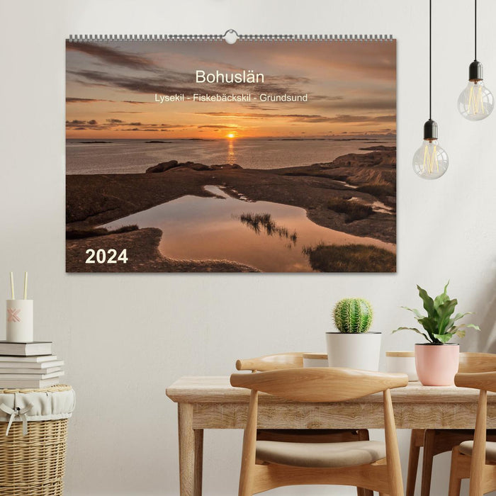 Bohuslän. Lysekil - Fiskebäckskil - Grundsund (CALVENDO Wandkalender 2024)