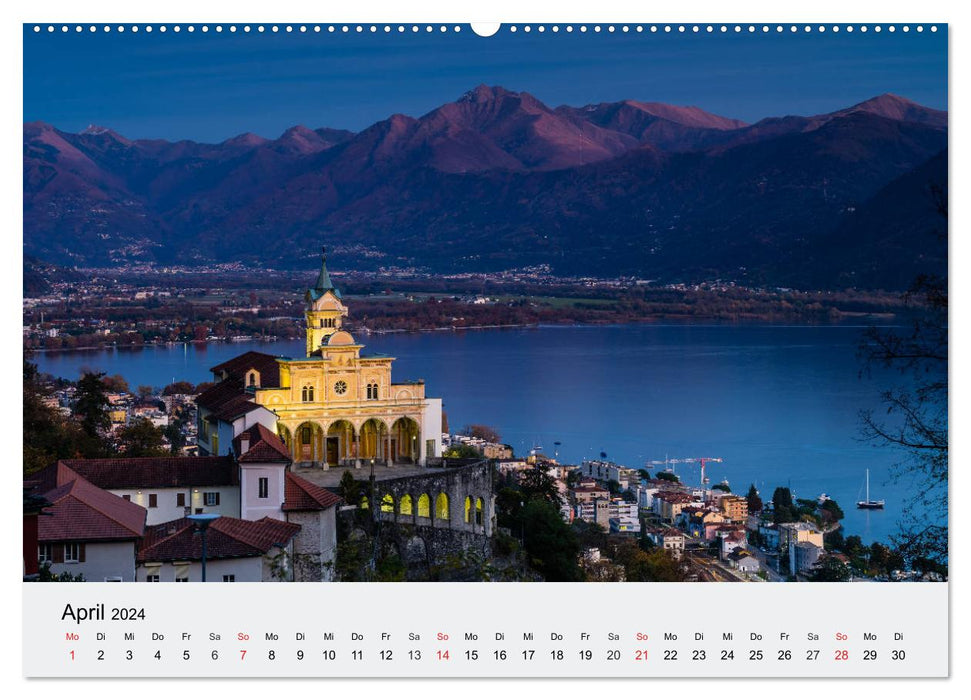 Tessin - Ticino (CALVENDO Premium Wandkalender 2024)