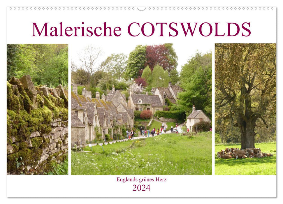 Malerische Cotswolds (CALVENDO Wandkalender 2024)