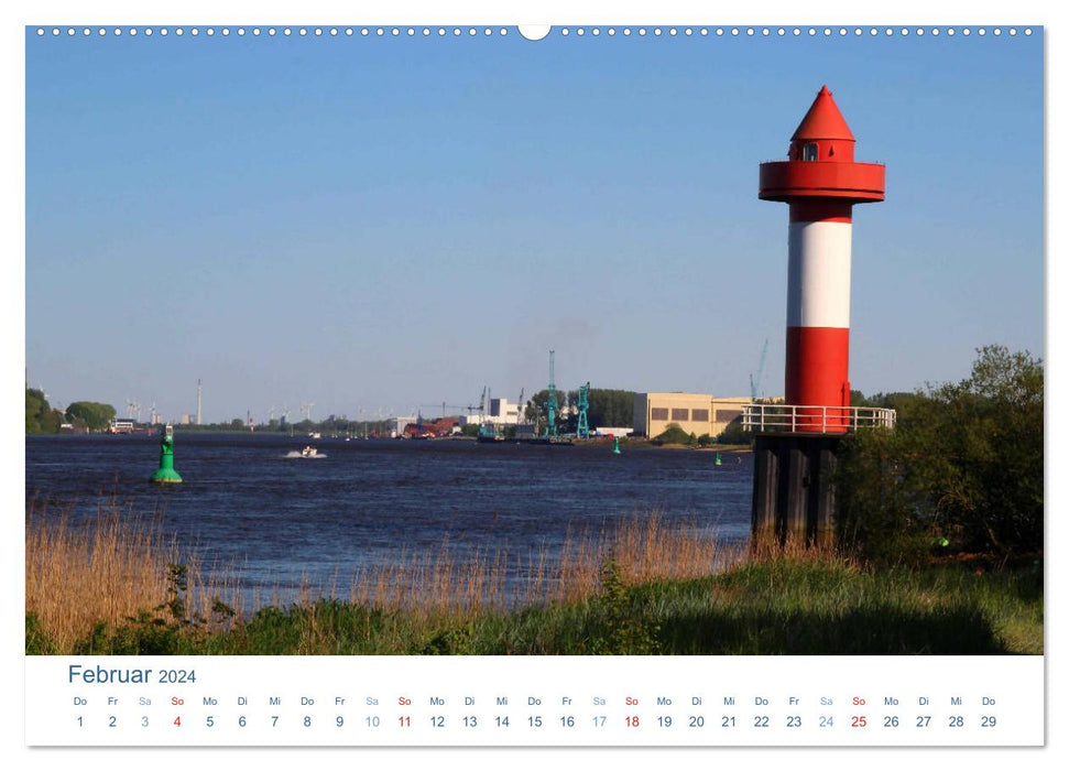Berne 2024. Impressionen zwischen Weser und Hunte (CALVENDO Premium Wandkalender 2024)