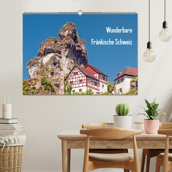 Merveilleuse Suisse franconienne (calendrier mural CALVENDO 2024) 