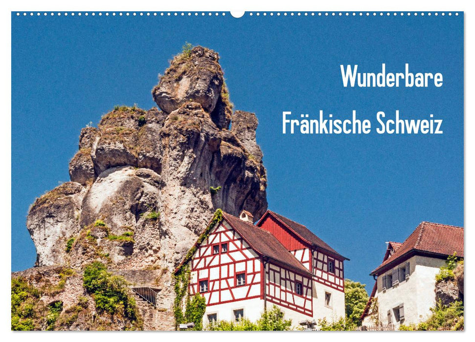 Wunderbare Fränkische Schweiz (CALVENDO Wandkalender 2024)