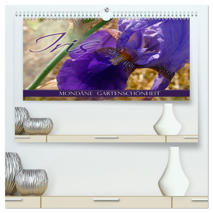 Iris - mondäne Gartenschönheit (CALVENDO Premium Wandkalender 2024)