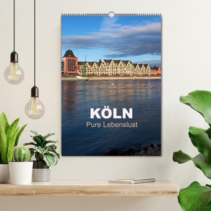 KÖLN - Pure Lebenslust (CALVENDO Wandkalender 2024)