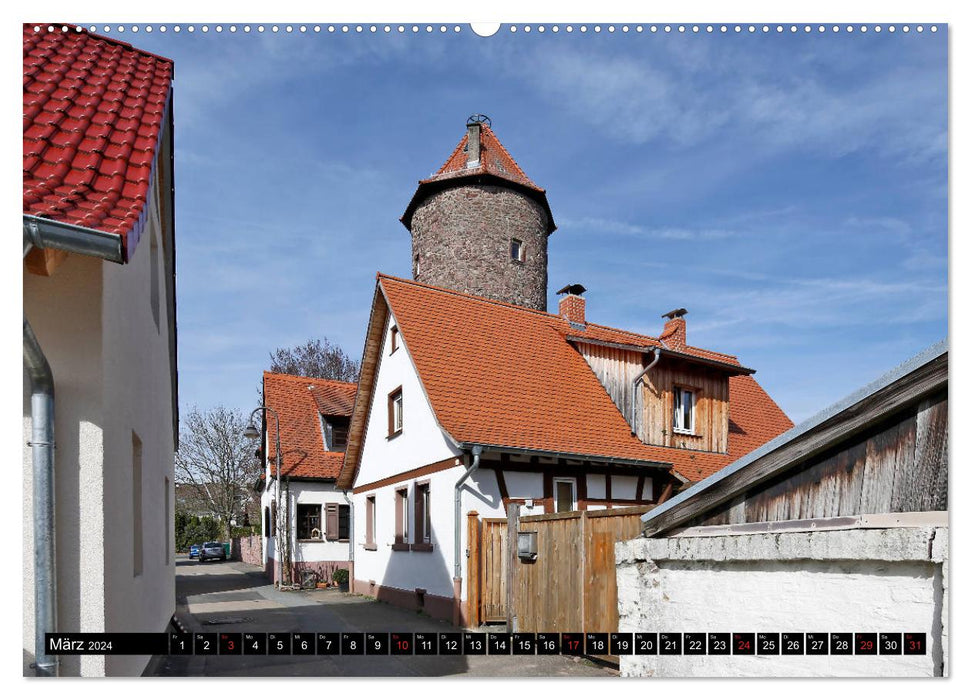 Langen (Hessen) vom Frankfurter Taxifahrer Petrus Bodenstaff (CALVENDO Premium Wandkalender 2024)