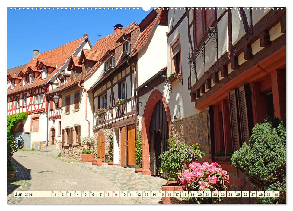 So schön ist die Zweiburgenstadt Weinheim (CALVENDO Premium Wandkalender 2024)
