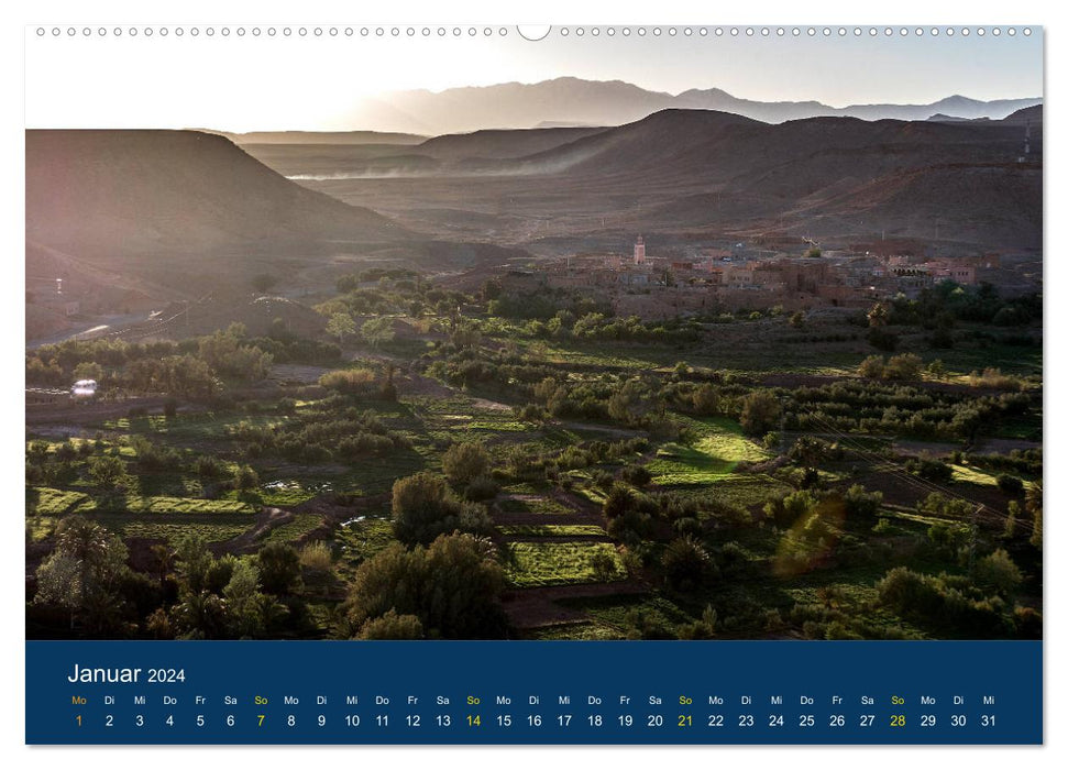 Paysages de rêve du Maroc (Calendrier mural CALVENDO 2024) 