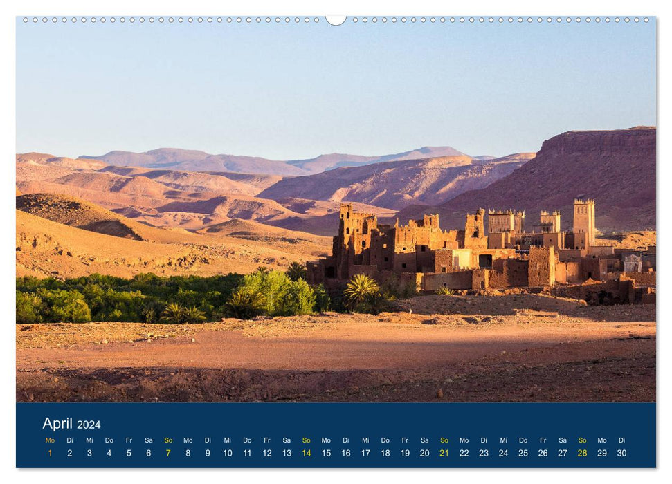 Paysages de rêve du Maroc (Calendrier mural CALVENDO 2024) 