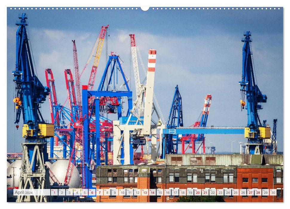 Hamburg. HafenCity, Kontorhausviertel und Speicherstadt. (CALVENDO Wandkalender 2024)