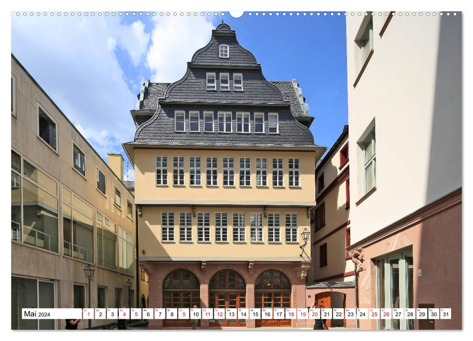 Frankfurt am Main die neue Altstadt vom Taxifahrer Petrus Bodenstaff (CALVENDO Premium Wandkalender 2024)