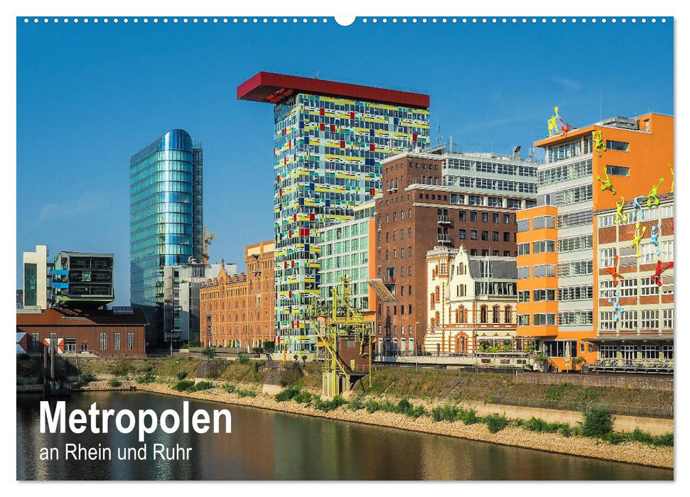 Metropolen an Rhein und Ruhr (CALVENDO Wandkalender 2024)