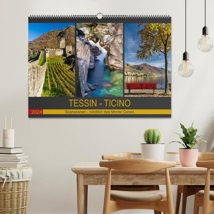 Tessin - Tessin (Calendrier mural CALVENDO 2024) 