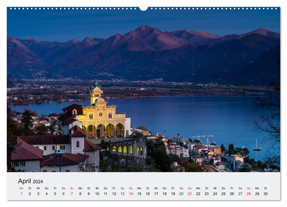 Tessin - Ticino (CALVENDO Wandkalender 2024)