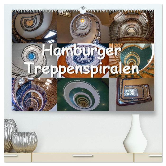 Hamburger Treppenspiralen (CALVENDO Premium Wandkalender 2024)