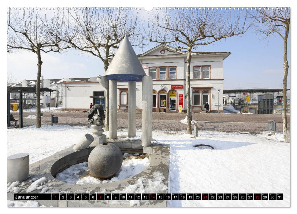 Langen (Hessen) vom Frankfurter Taxifahrer Petrus Bodenstaff (CALVENDO Wandkalender 2024)