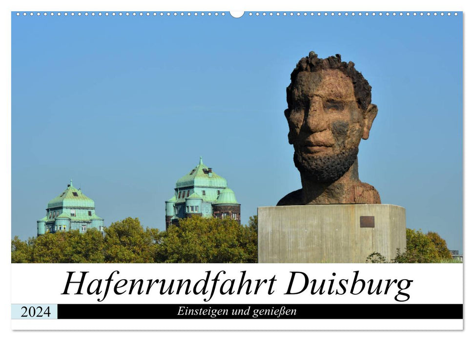 Hafenrundfahrt Duisburg (CALVENDO Wandkalender 2024)