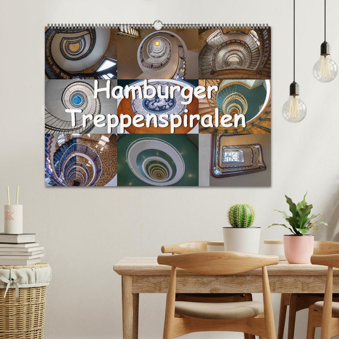 Hamburger Treppenspiralen (CALVENDO Wandkalender 2024)