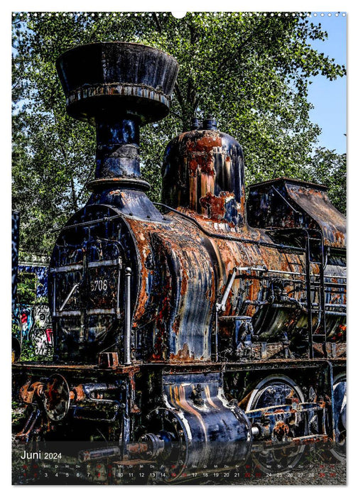 Das Heizhaus: Eisenbahnmuseum Strasshof (CALVENDO Premium Wandkalender 2024)