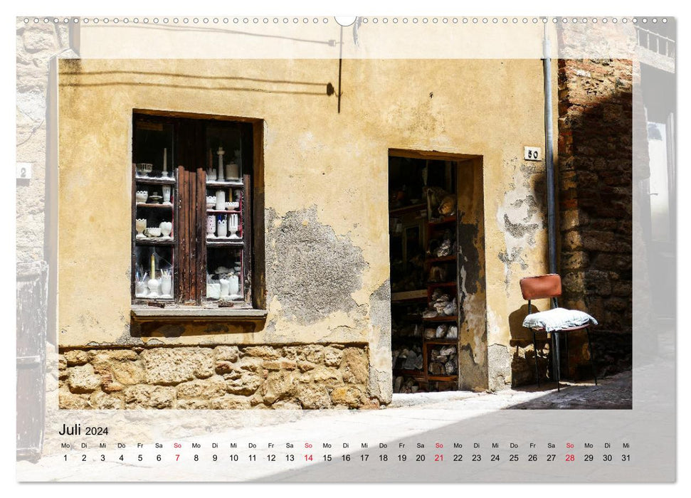 Volterra Perle der Toskana (CALVENDO Premium Wandkalender 2024)