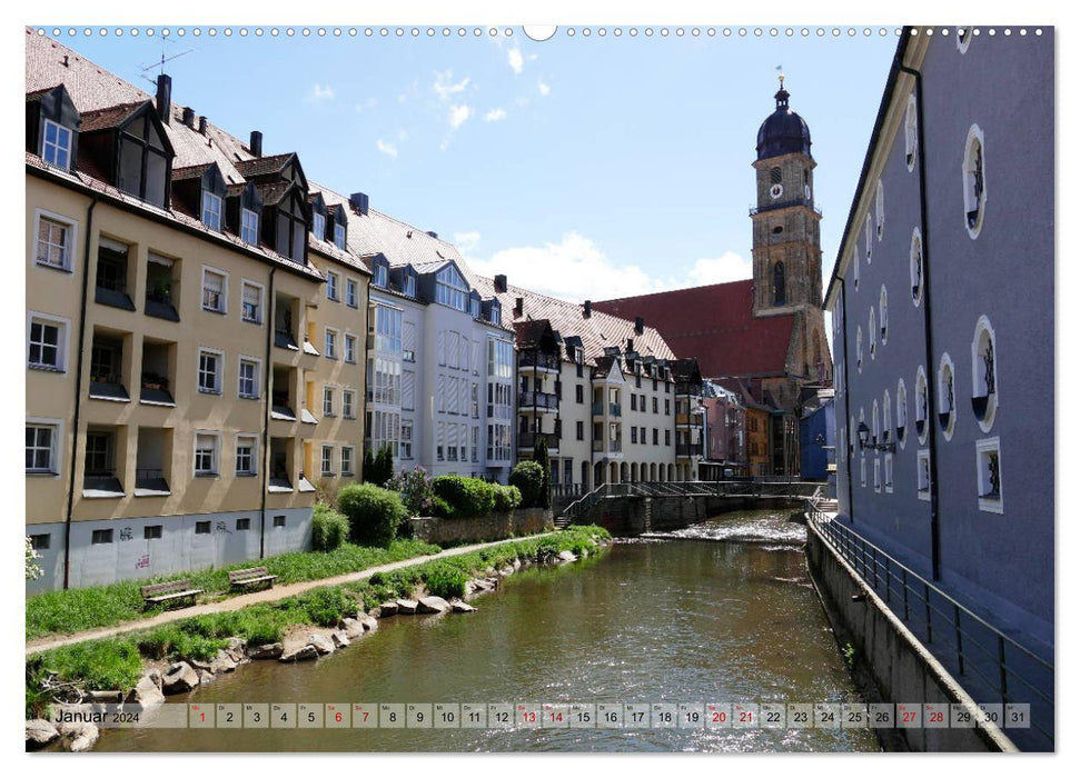 Amberg - Stadt zwischen Tradition und Moderne (CALVENDO Premium Wandkalender 2024)