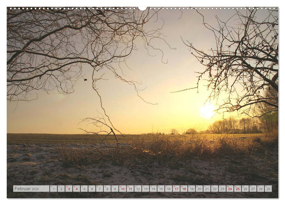 Paradis naturel Mecklembourg Suisse (calendrier mural CALVENDO 2024) 