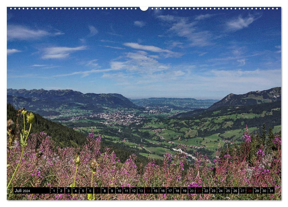 Allgäu - nature pure (Calendrier mural CALVENDO Premium 2024) 