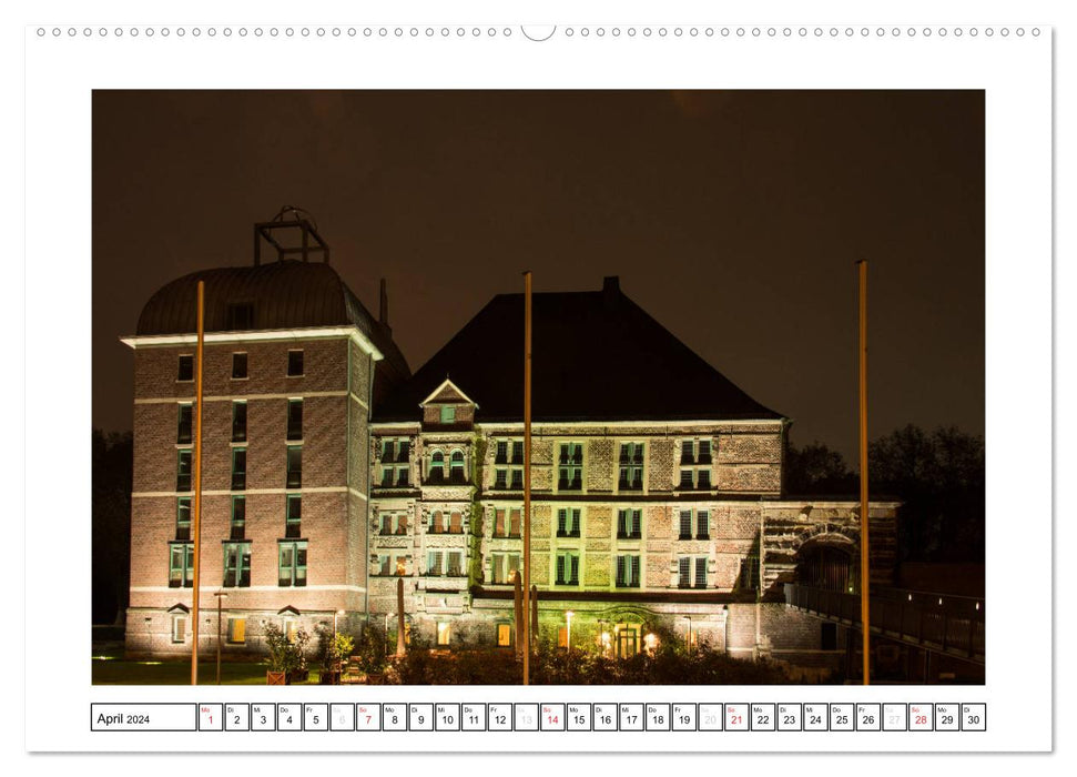 Châteaux et palais du nord de la Ruhr (Calendrier mural CALVENDO Premium 2024) 