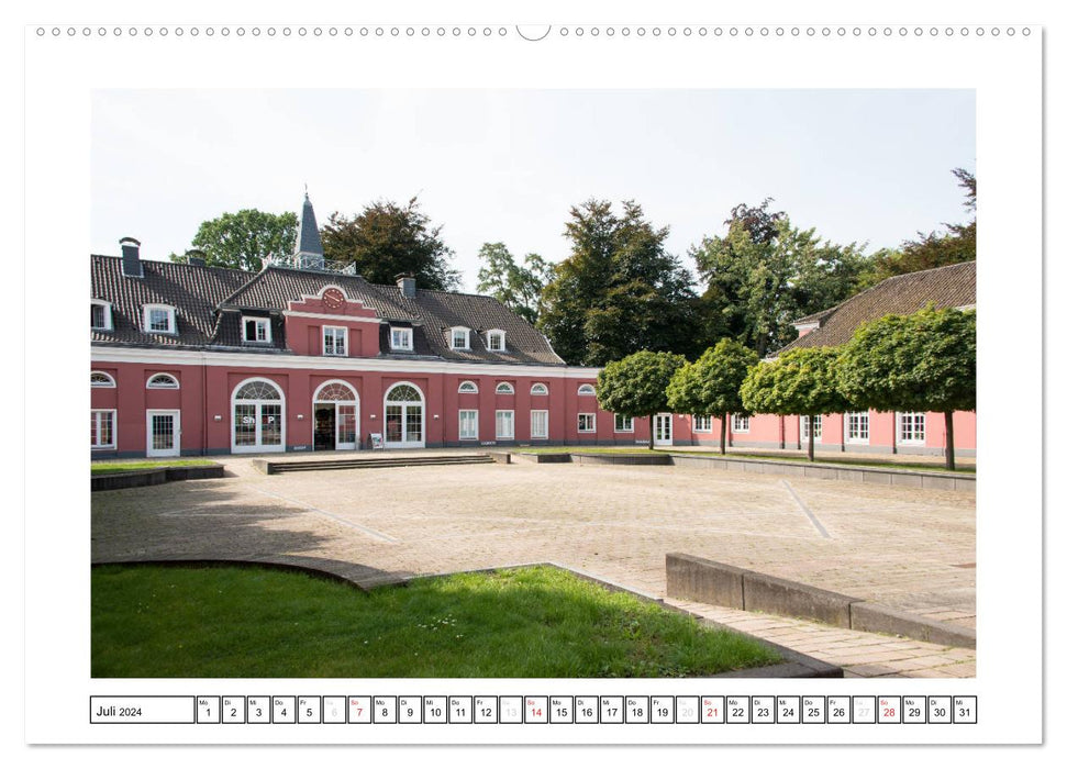 Châteaux et palais du nord de la Ruhr (Calendrier mural CALVENDO Premium 2024) 