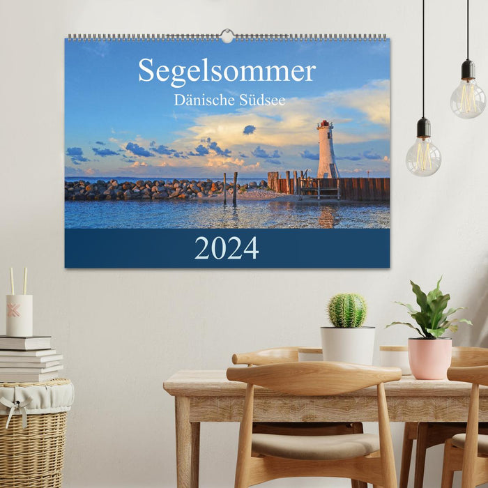 Segelsommer - Dänische Südsee (CALVENDO Wandkalender 2024)
