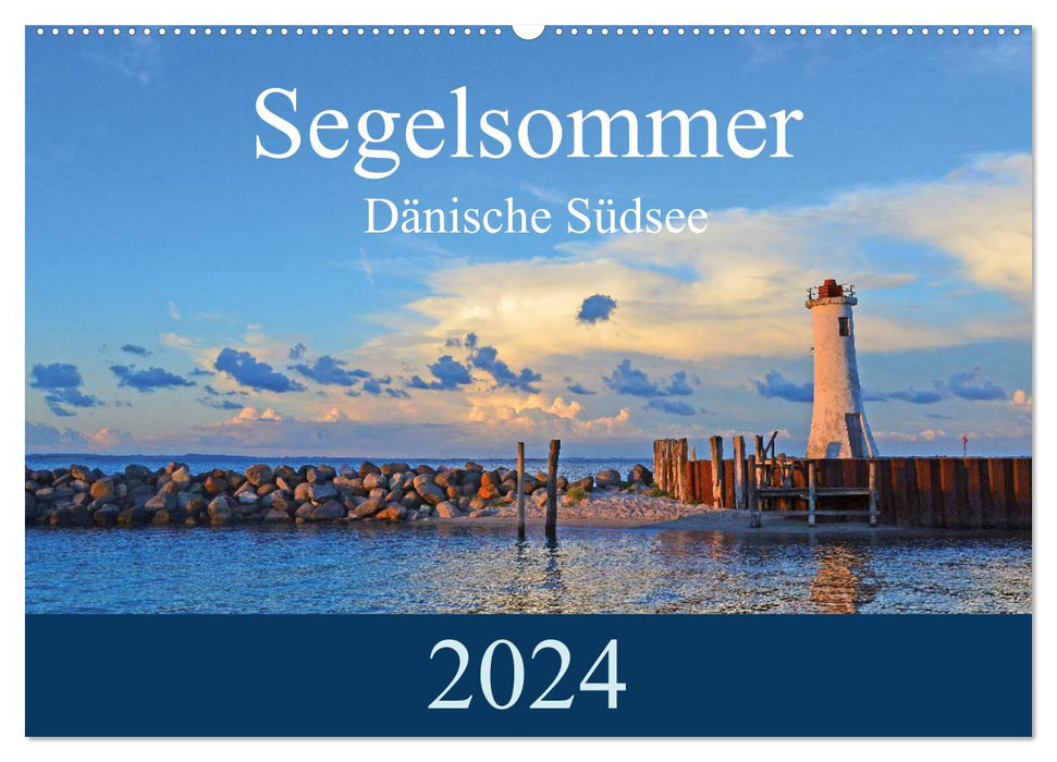 Segelsommer - Dänische Südsee (CALVENDO Wandkalender 2024)
