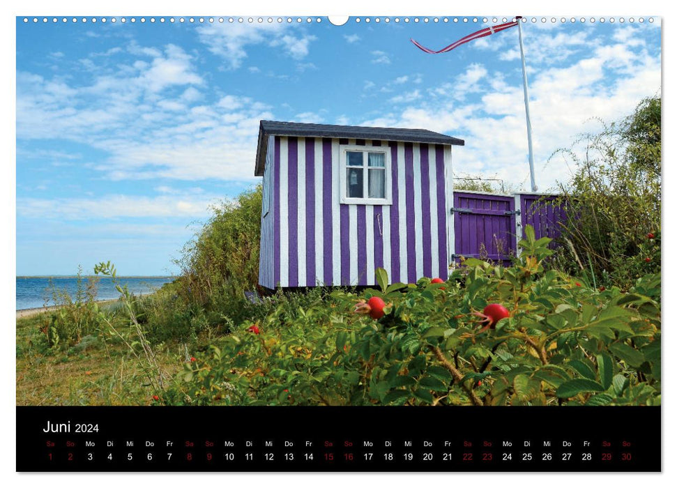 Voile d'été - Mers du Sud danoises (calendrier mural CALVENDO 2024) 