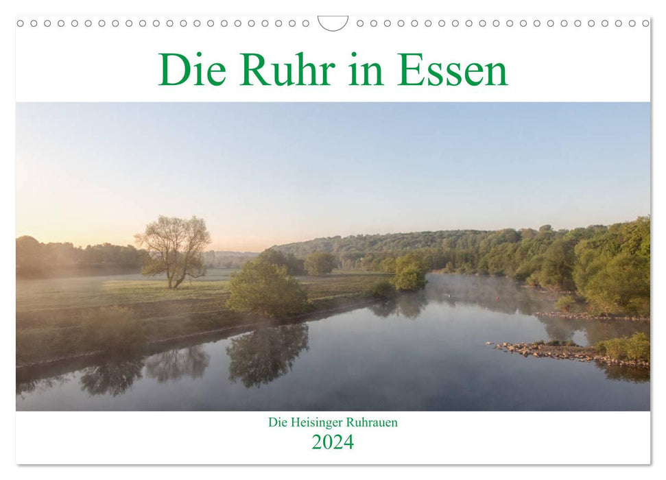 Die Ruhr in Essen (CALVENDO Wandkalender 2024)