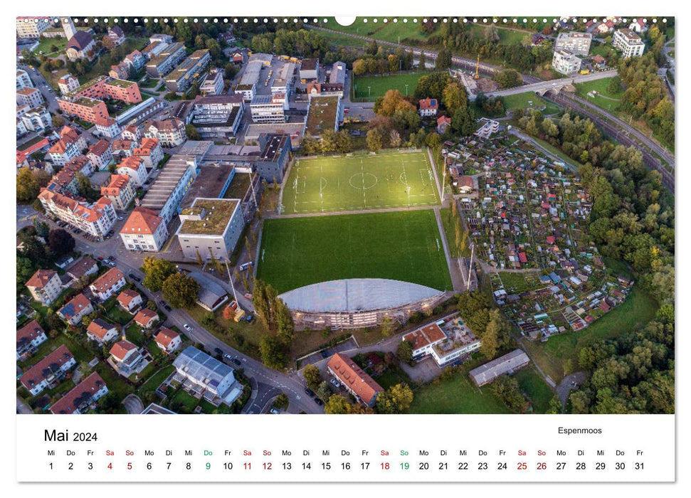 Luftbildkalender St. Gallen 2024 (CALVENDO Premium Wandkalender 2024)