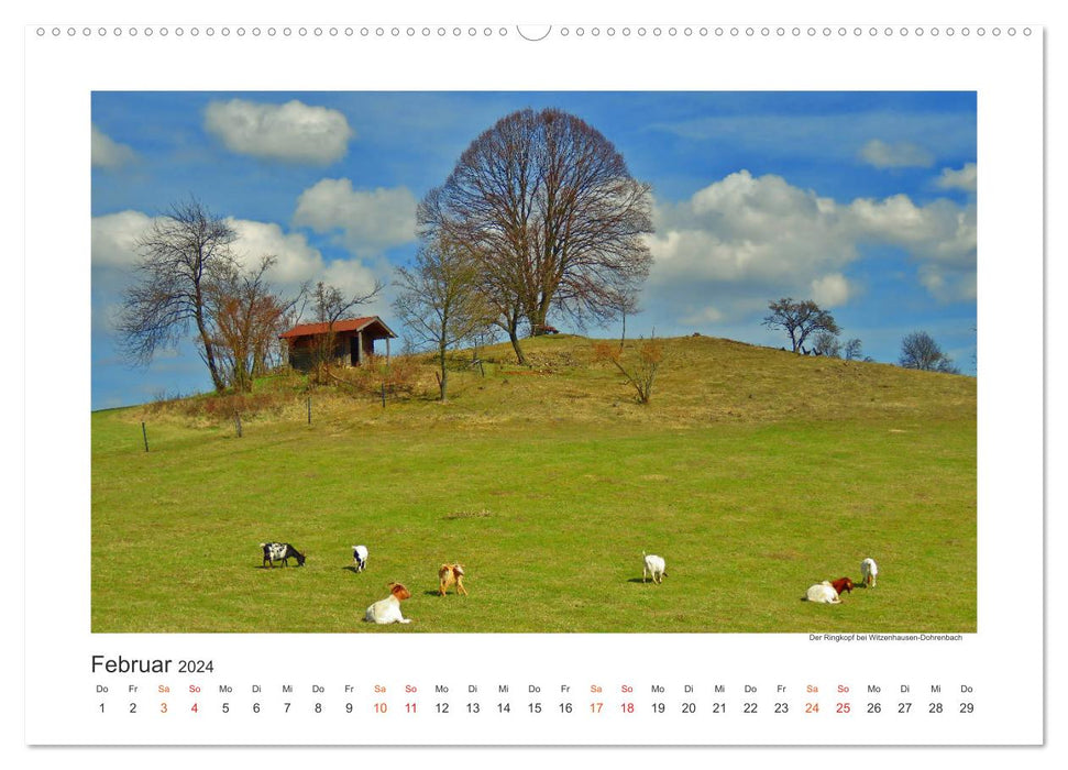 Nordhessen ist fotogen - Werra-Meißner - Edition (CALVENDO Premium Wandkalender 2024)