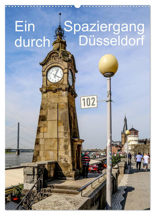 Ein Spaziergang durch Düsseldorf (CALVENDO Wandkalender 2024)