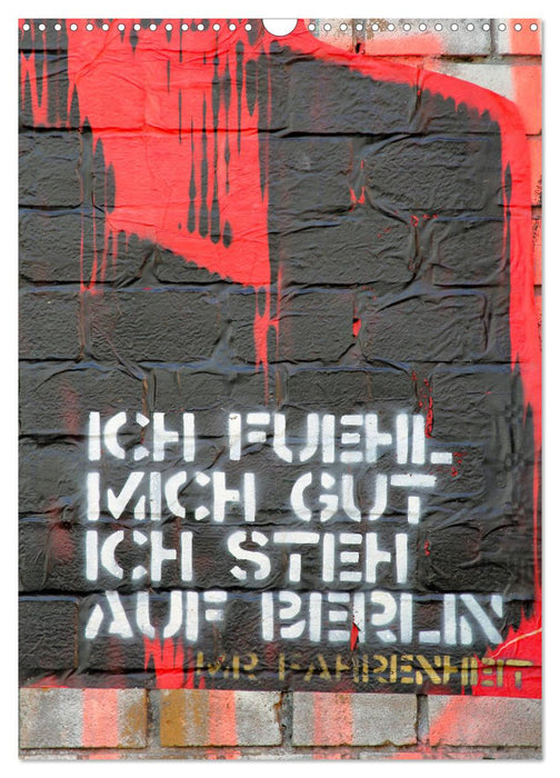 Berlin Street Art (Calendrier mural CALVENDO 2024) 